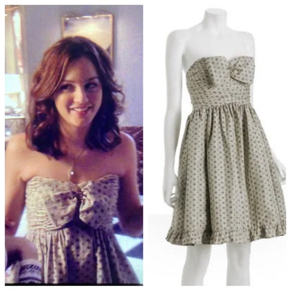ASO Blair Waldorf screen accurate Nanette Lepore thanksgiving dress size